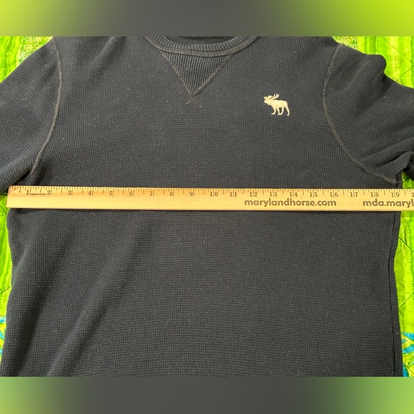 Blue Abercrombie & Fitch Muscle Sweatshirt - Large - Picture 5 of 7